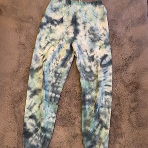 Light Blue Tye Dye Sweatpants